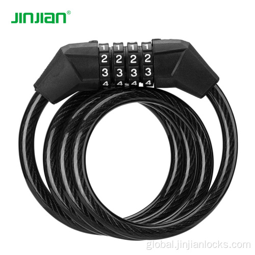 8x1200 Combination Cable Lock Blue cable resettable Combination Lock for Bicycle Factory